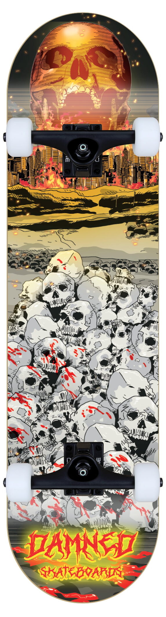 Damned Komplett Skateboard Millenium of Death Damned Komplett Skateboard Millenium of Death