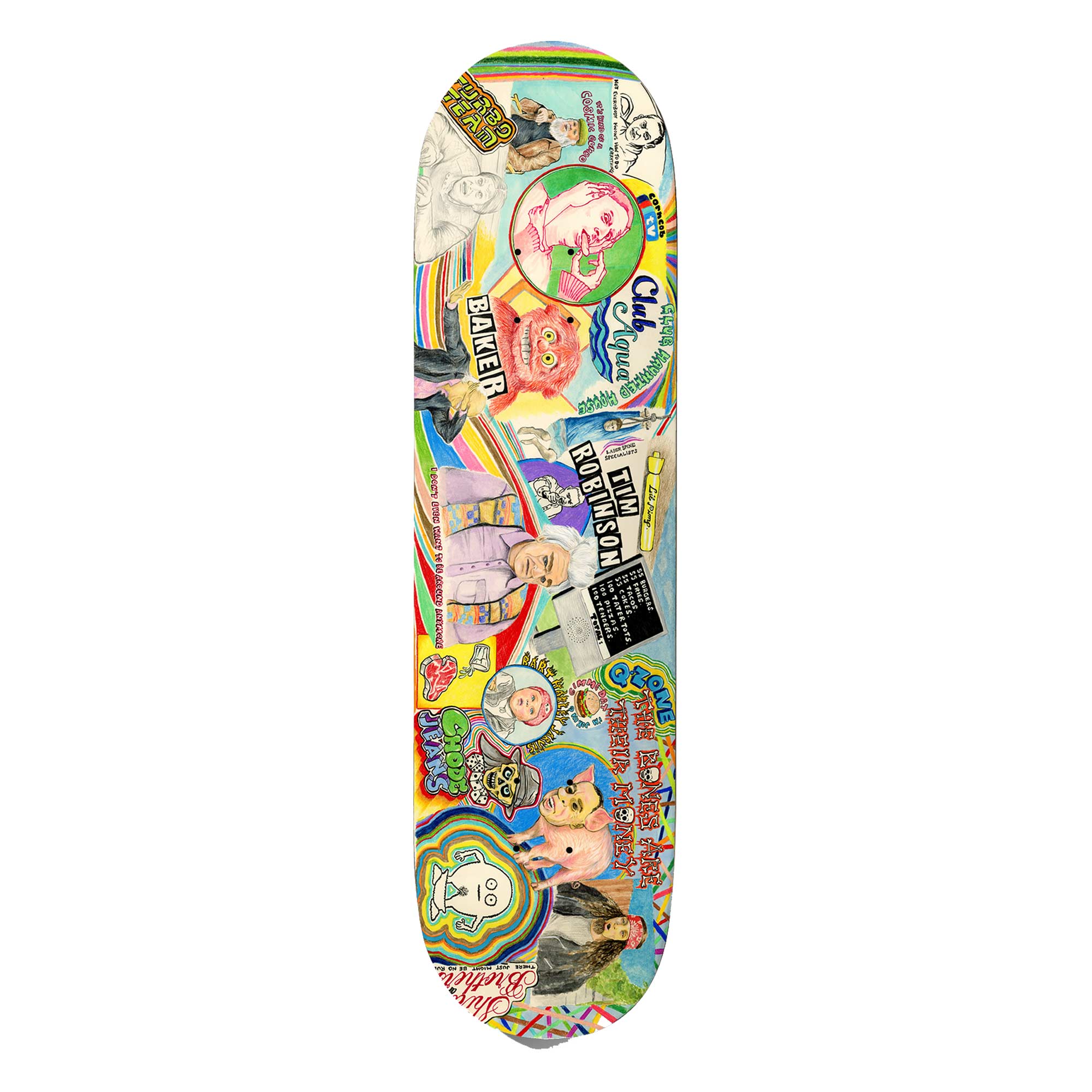 BAKER Deck COSMIC GUMBO AR 8.5, assorted 8.5