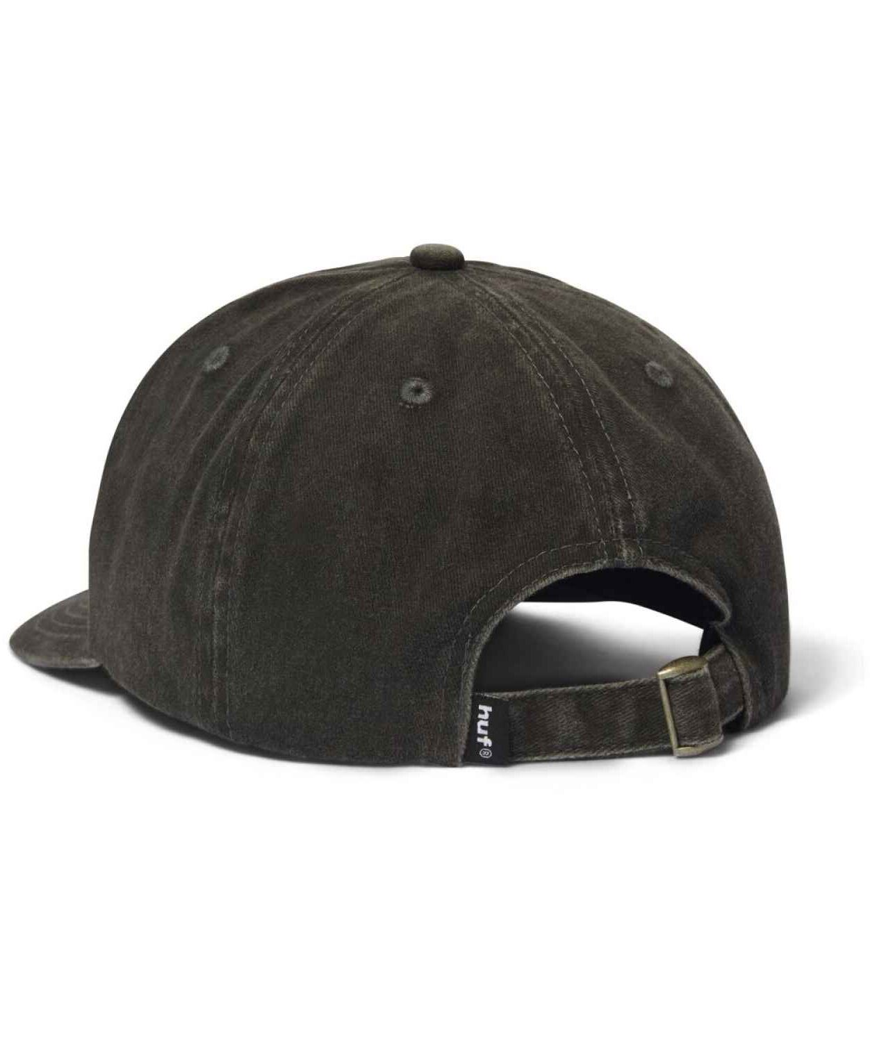 HUF Sol Denim 6 Panel Cv Washed Hat - washed black