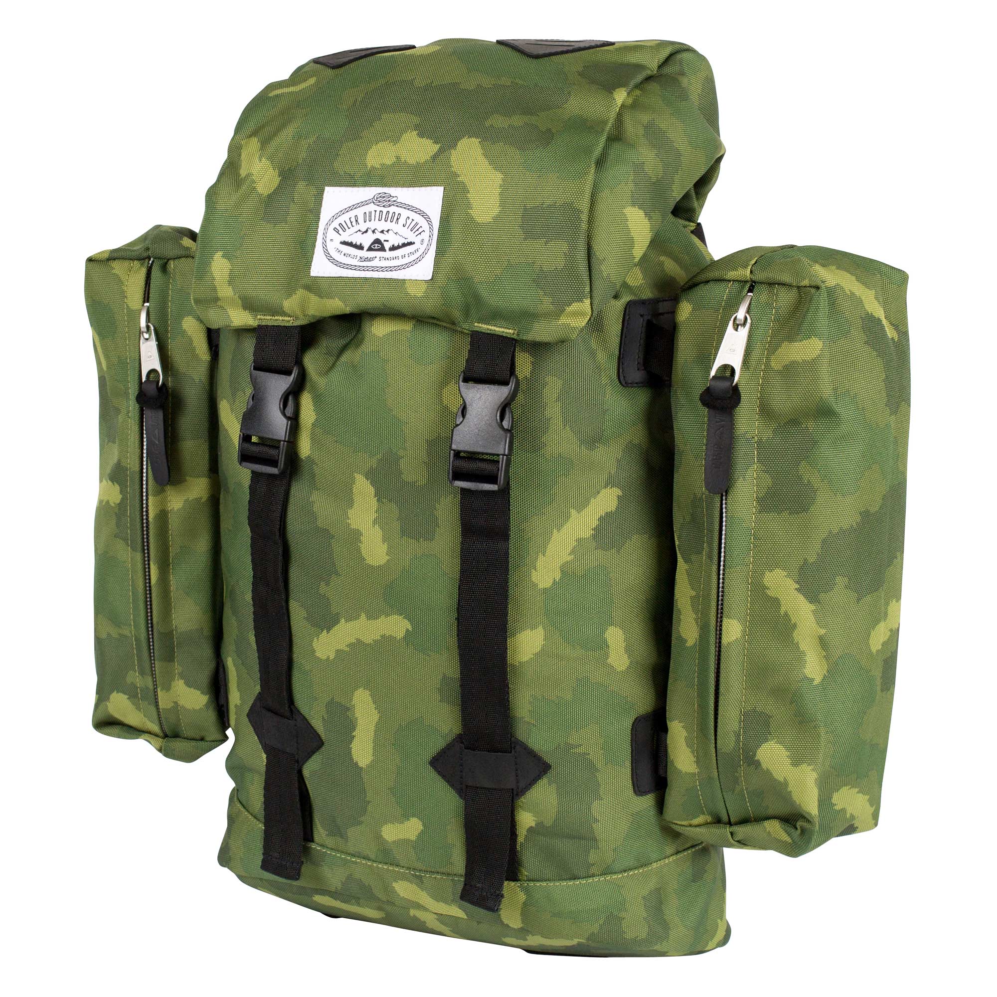 POLER Bag CLASSIC RUCKSACK, green furry camo POLER Bag CLASSIC RUCKSACK, green furry camo