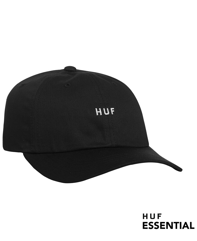 HUF Essentials OG Logo CV 6 Panel black HUF Essentials OG Logo CV 6 Panel black