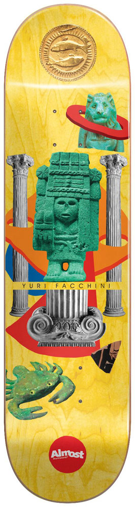 Almost Skateboard Deck Yuri Relics R7 8,25