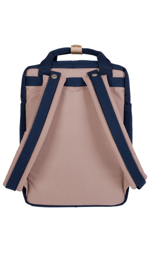 Doughnut Macaroon Rucksack - light pink navy