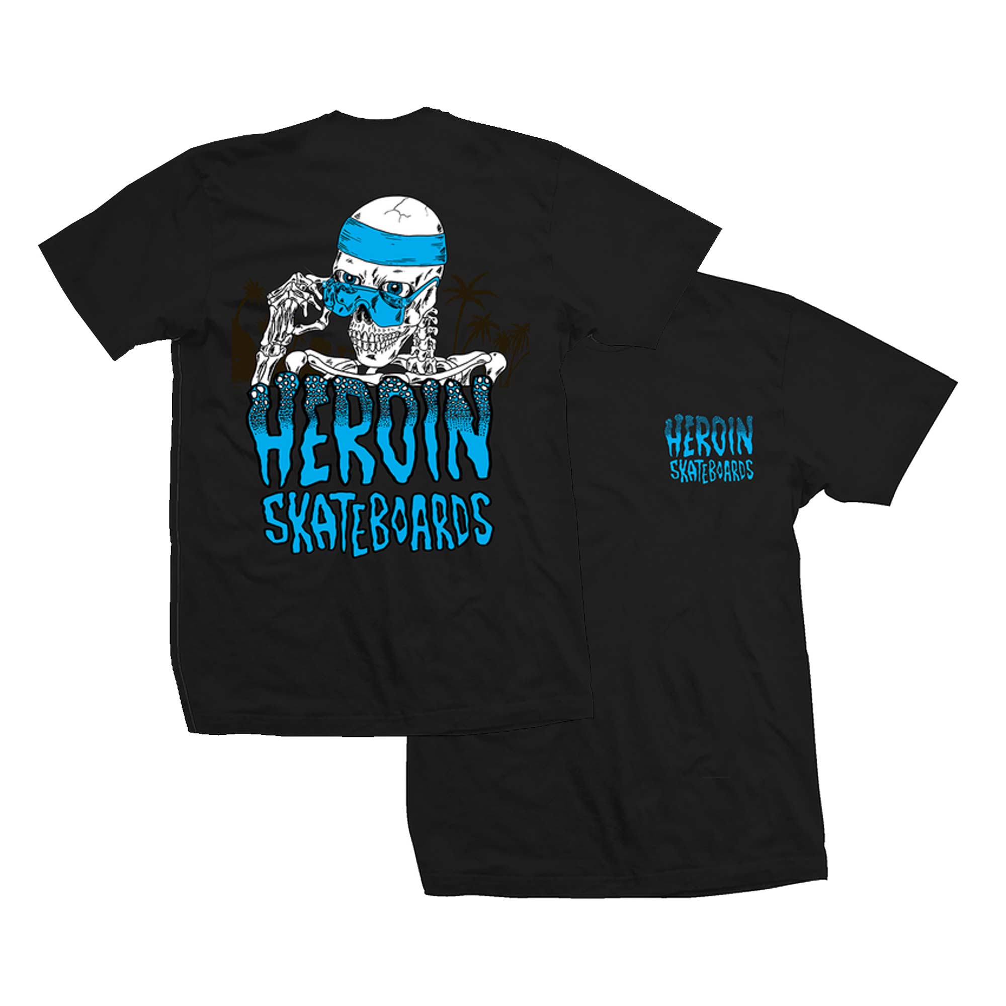 HEROIN T-Shirt SKELETON, black XL