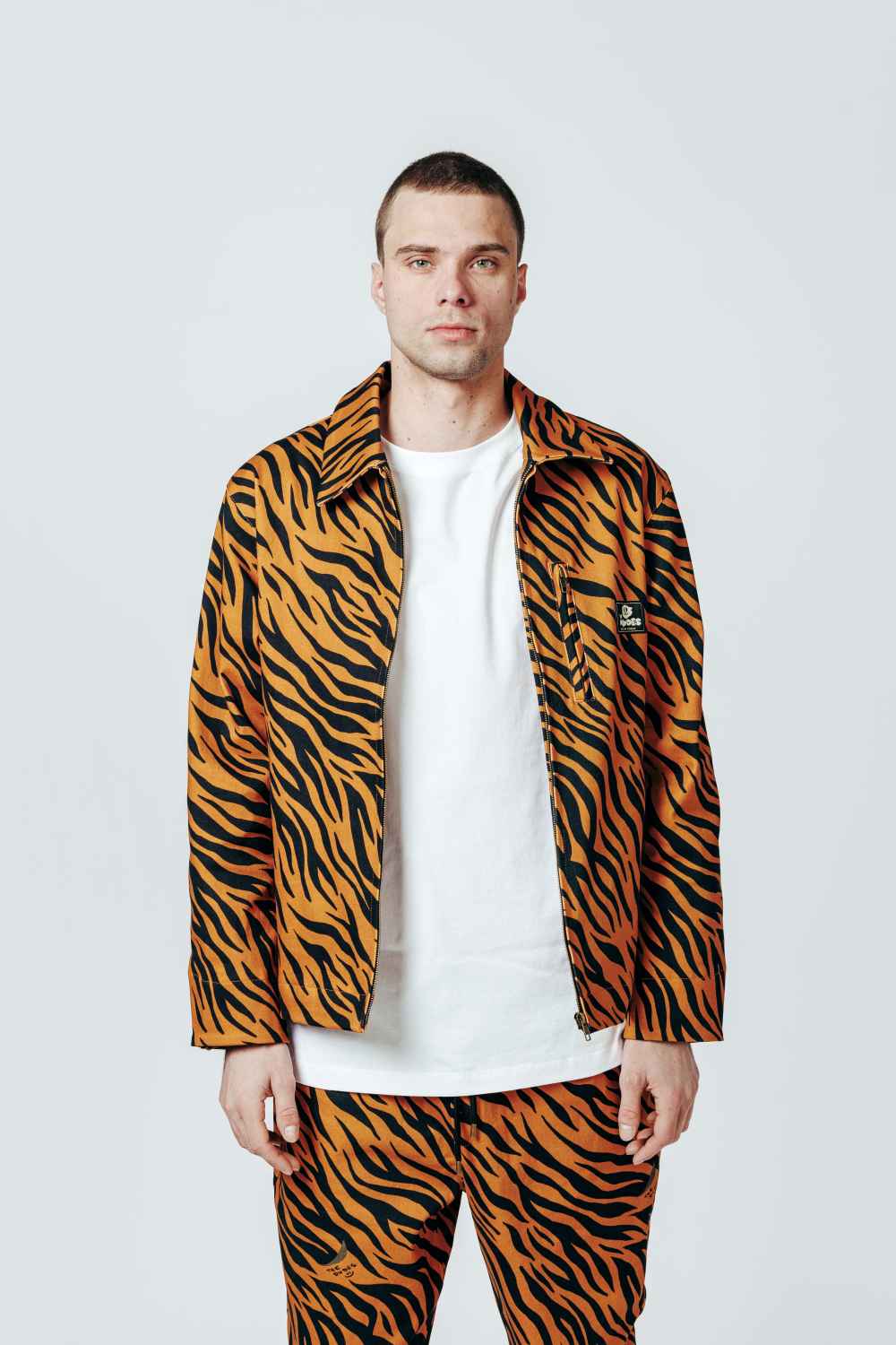 10043862-5 The Dudes TIGRRRR Tom Premium Jacket - Multicolor XXXL