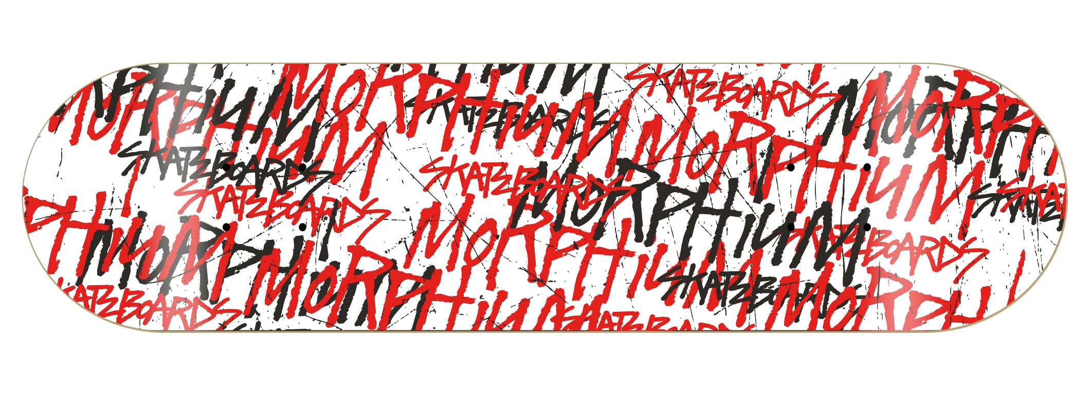 Morphium komplett Skateboard Scribble white 8.00