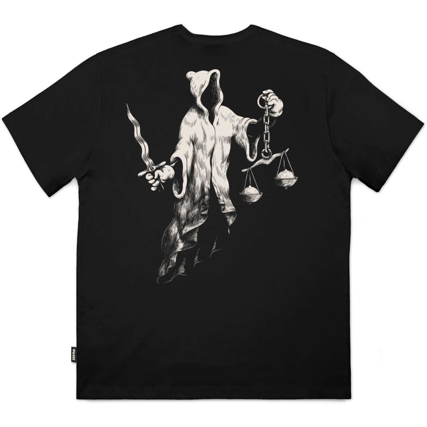 The Dudes Justits Classic T-Shirt - black The Dudes Justits Classic T-Shirt - black XXXL