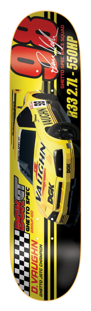 DGK Ghetto Gt Vaughn Deck - 8.06