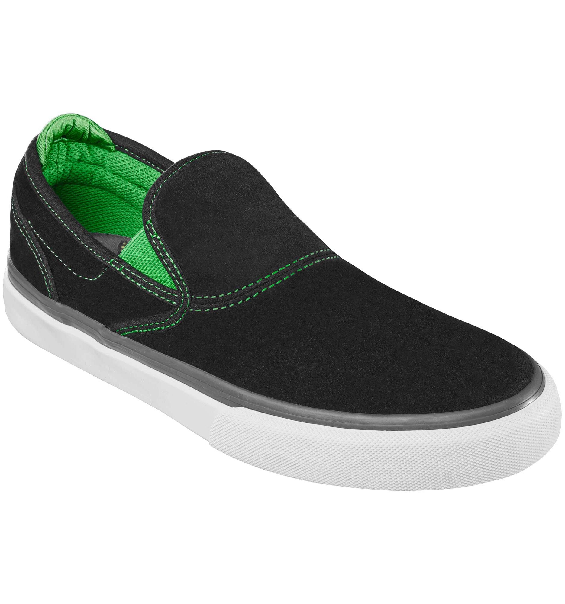 EMERICA Shoe WINO G6 SLIP-ON X CREATURE bla/gre, black/green 13