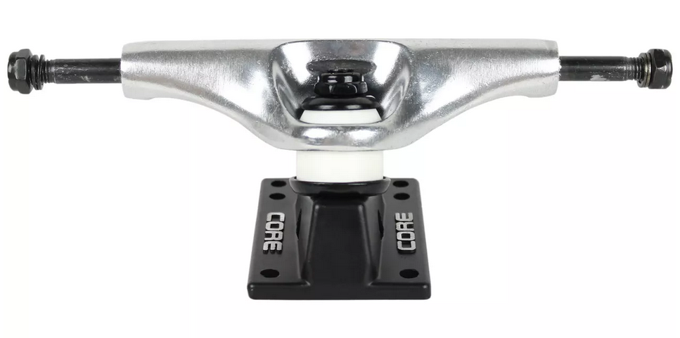 Core Trucks skateboard axle silver / black 4.75 Core Trucks skateboard axle silver / black 4.75