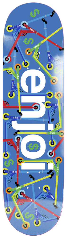 Enjoi Skateboard Deck Big Box Scooters 8,00 Enjoi Skateboard Deck Big Box Scooters 8,00