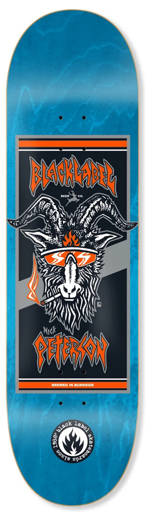 Black-Label Skateboard Deck Peterson Burnside Brew 9,00