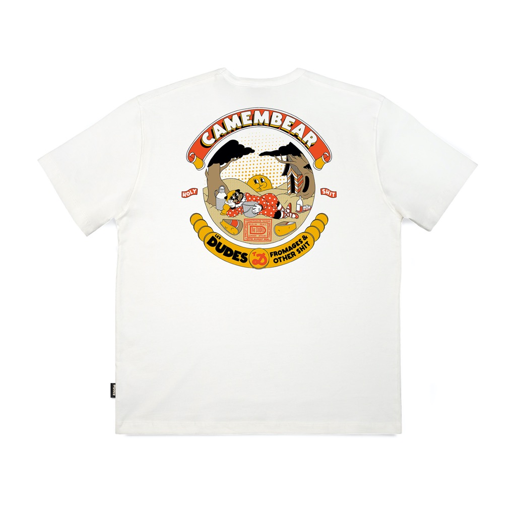 The Dudes Camembear T-Shirt - off-white XXXL