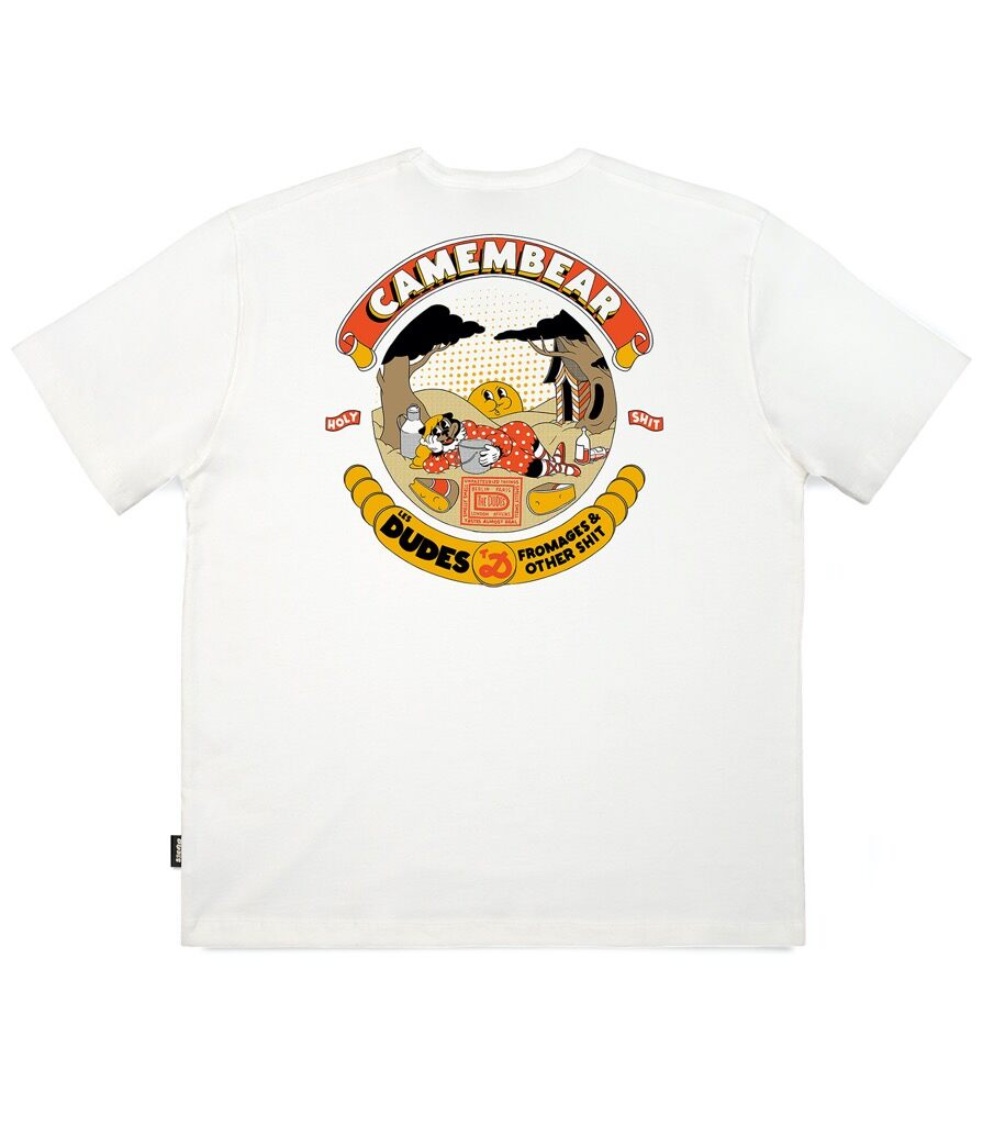 The Dudes Camembear T-Shirt - off-white S The Dudes Camembear T-Shirt - off-white S