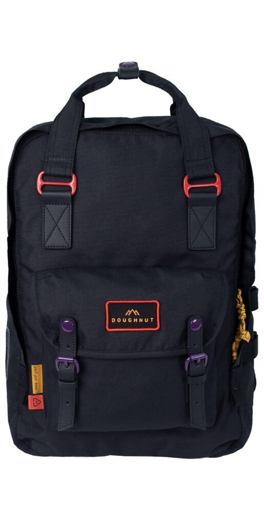 Doughnut Macaroon Large Happy Camper Series Rucksack - black
