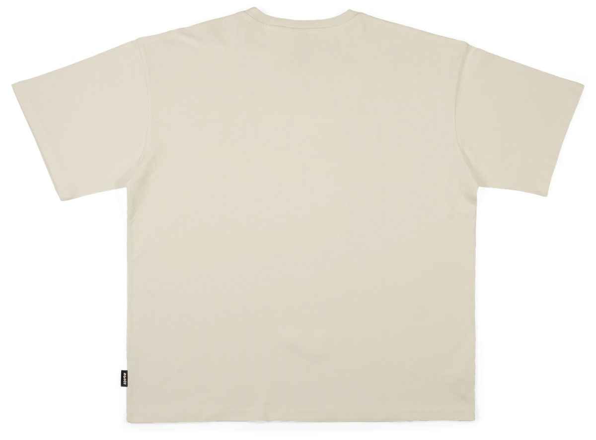 The Dudes D Classic T-Shirt Oversize Heavyweight - almond milk The Dudes Los Dudes Classic T-Shirt Oversize Heavyweight - almond milk L