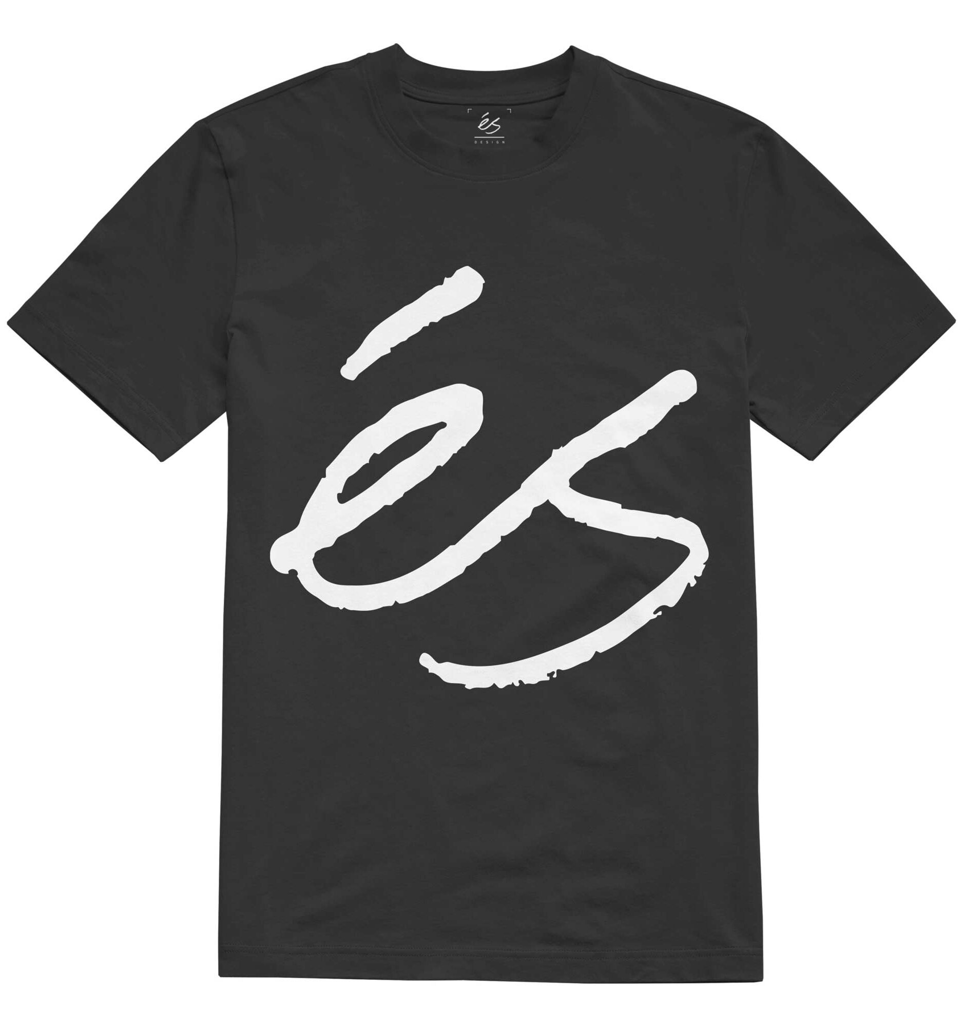 eS SKB T-Shirt BIG SCRIPT, black L