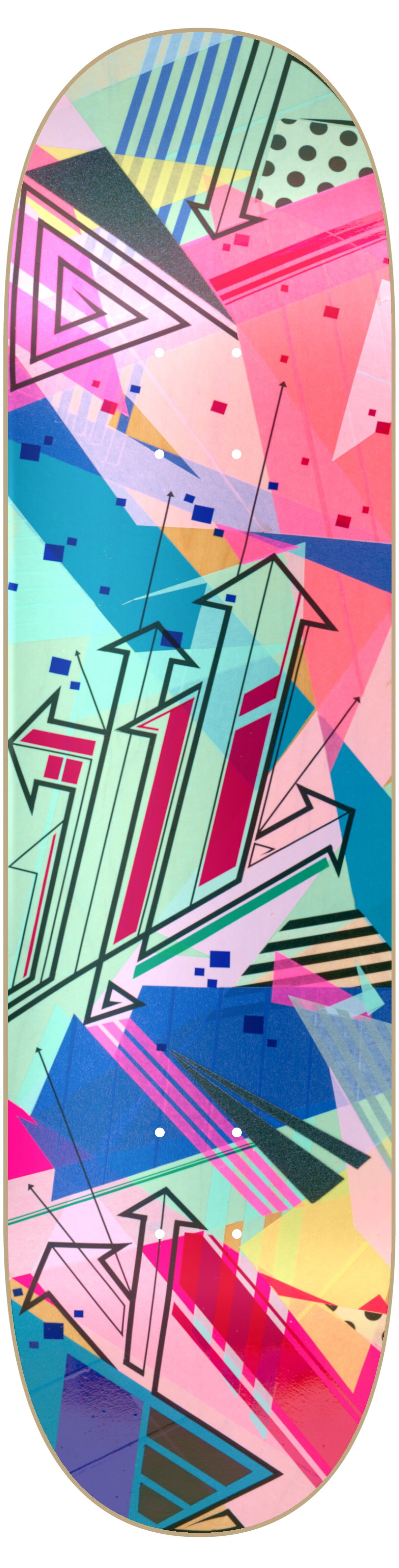 Curare Adhesive Gang Art Print #1 LTD Skateboard Deck