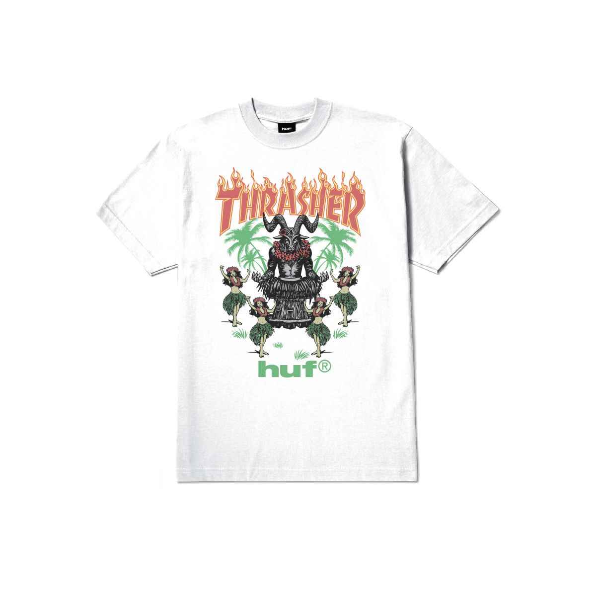 HUF Goat Luau Tee - white HUF Goat Luau Tee - white XL