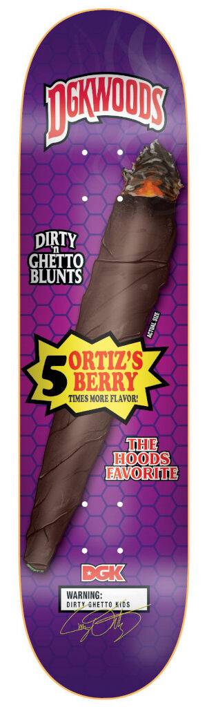 DGK All Night Ortiz Deck - 8.1 DGK All Night Ortiz Deck - 8.1