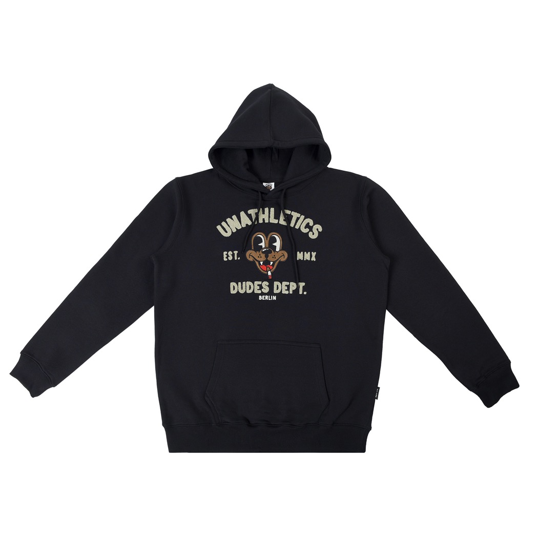 The Dudes Unathletics Dept. Hoody - black S The Dudes Unathletics Dept. Hoody - black S