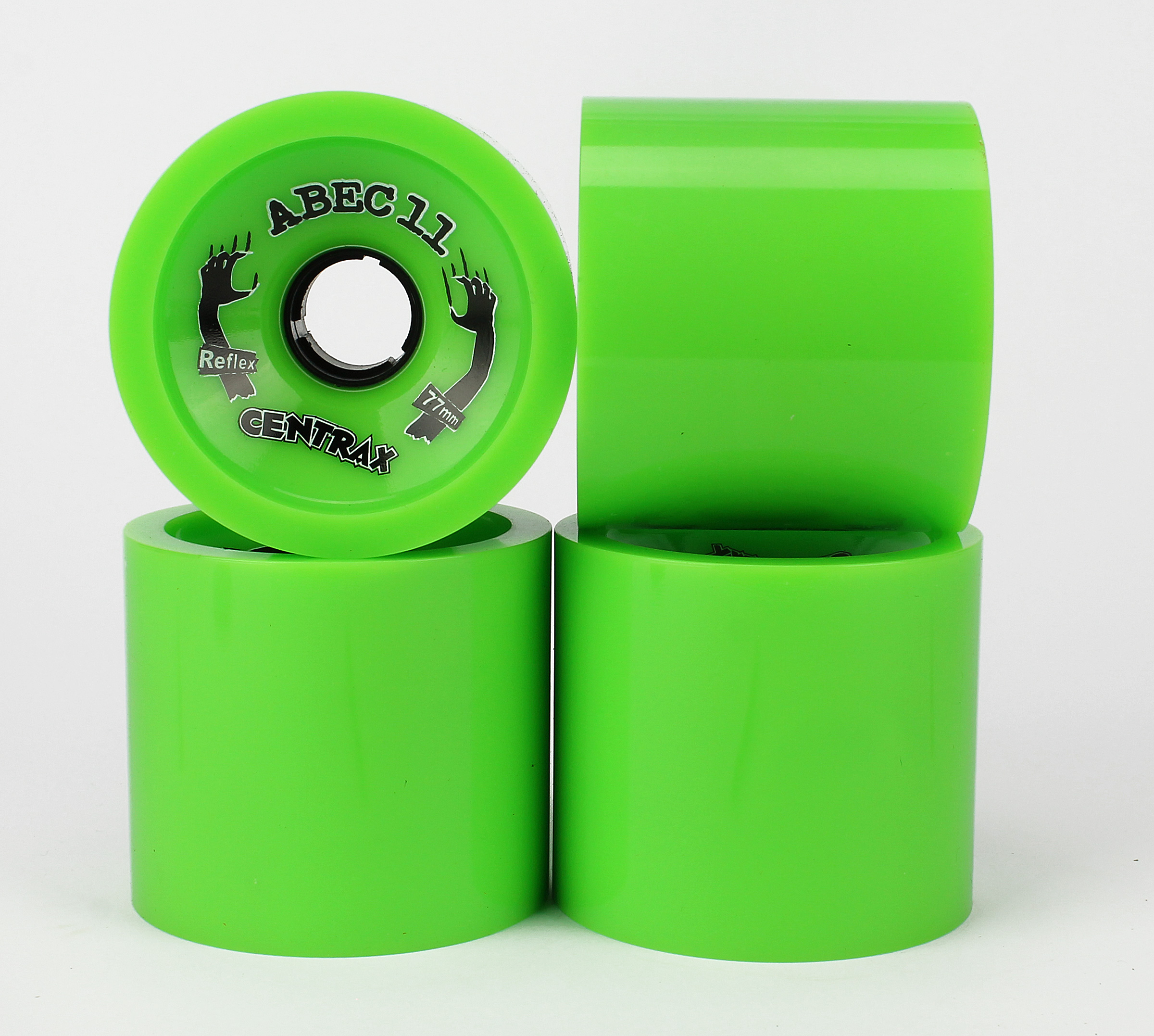 ABEC 11 Reflex Centrax Lime 80A 77mm ABEC 11 Reflex Centrax Lime 80A 77mm