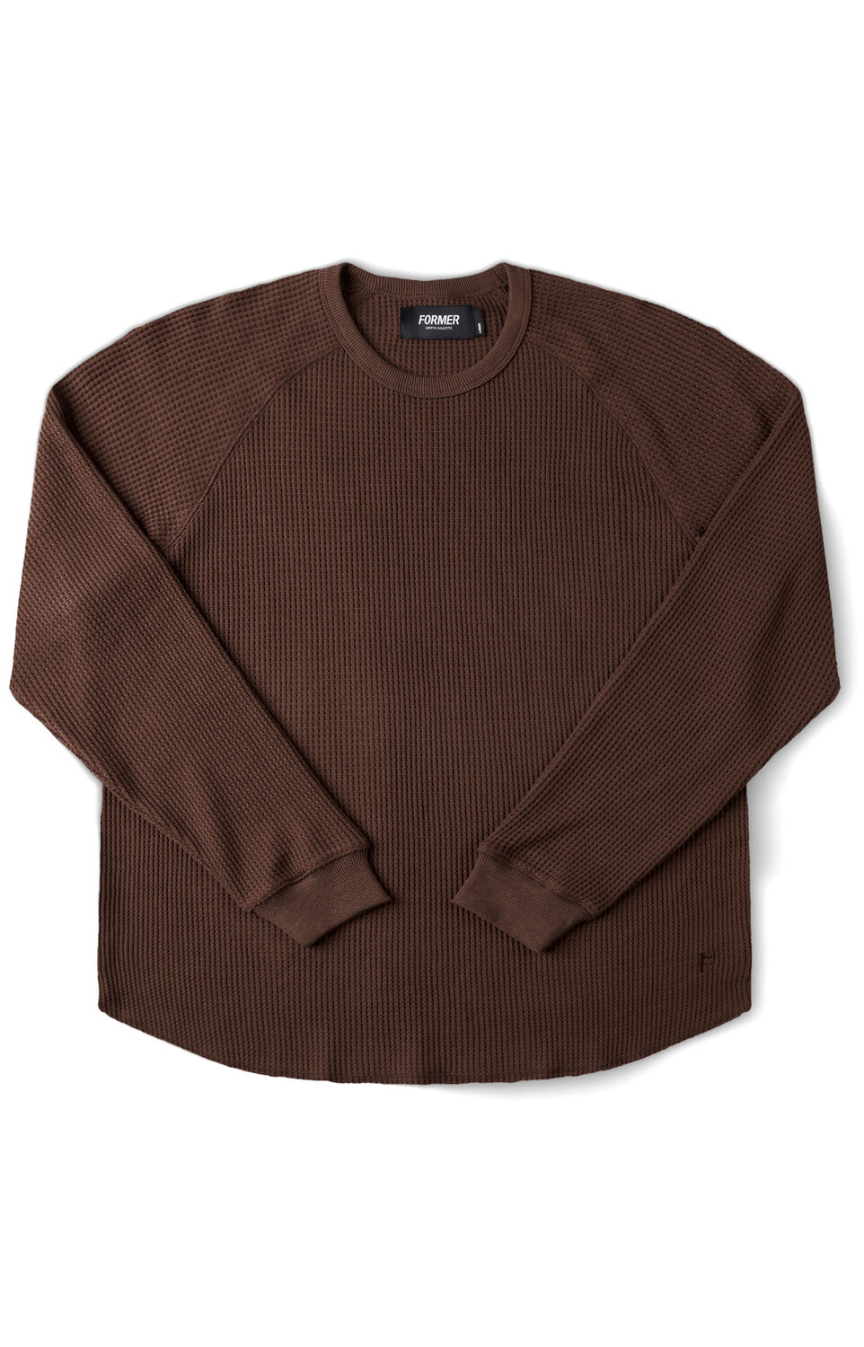 fkn-26102-brwn-1 Former Ag Raglan Waffle - brown XXL