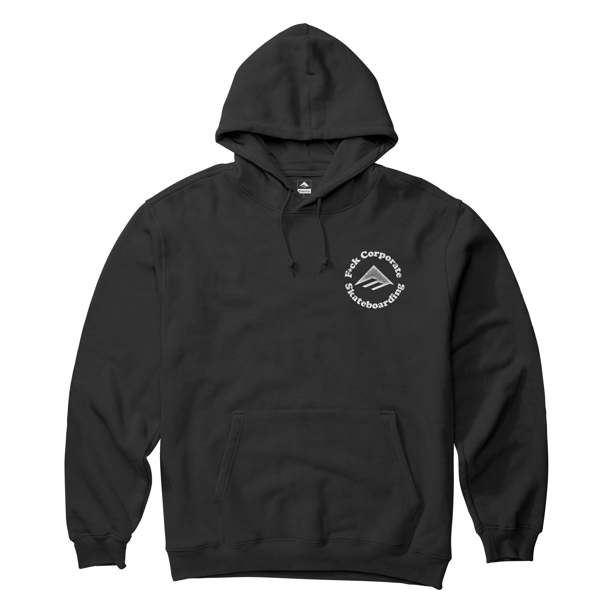 EMERICA Sweat EFF CORPORATE 2 HOODIE black