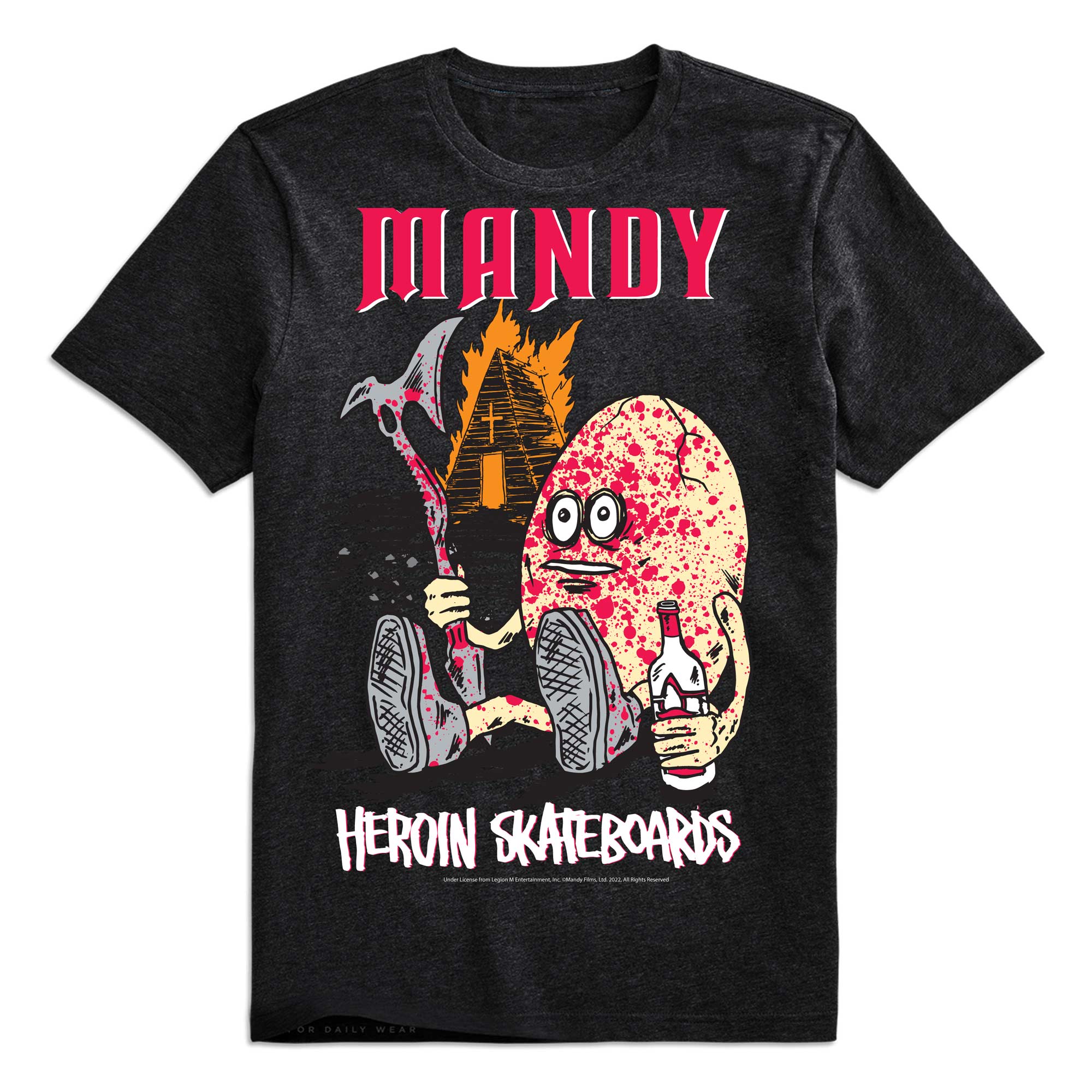 T-Shirt HEROIN MANDY noir