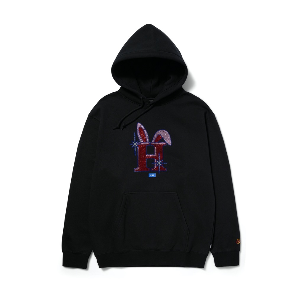 HUF Iced Out PO Hoodie - black XXL