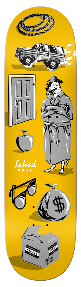 Real Skateboard Deck Wair Revealing 8,00 8,06