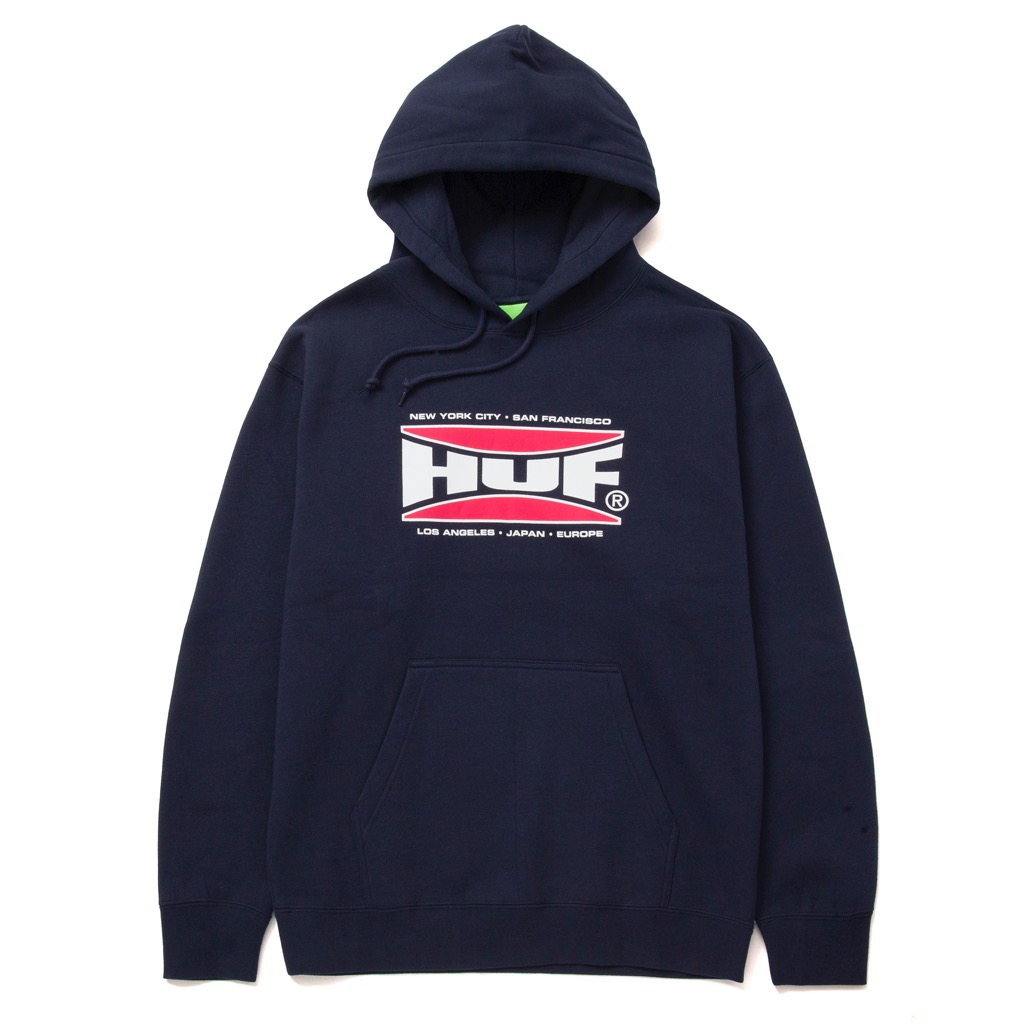 HUF Bolt Hoodie - navy XXL