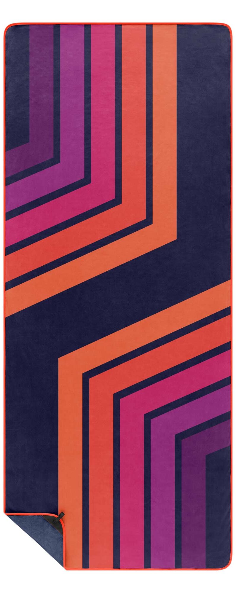 RUMPL Towel EVERYWHERE SHAMMY PRINTED, retro nights RUMPL Towel EVERYWHERE SHAMMY PRINTED, retro nights