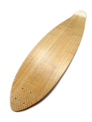Blank Longboard-Deck flex natural kicktail 38 x 8.5 Blank Longboard-Deck flex natural kicktail 38 x 8.5