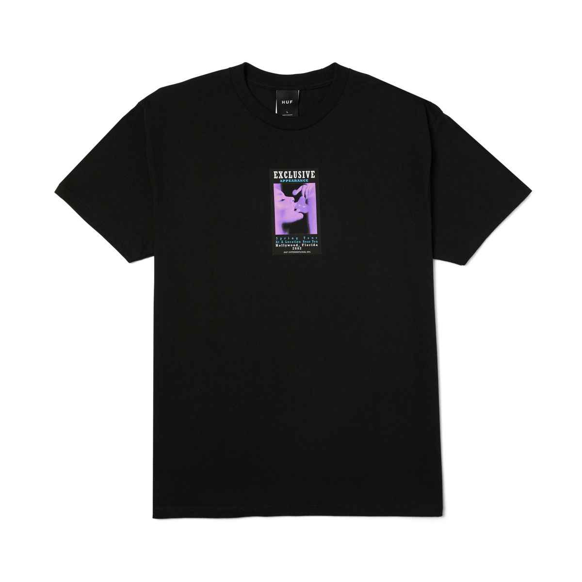ts02623-black-1 HUF Exclusive Appearance T-Shirts - black XXL