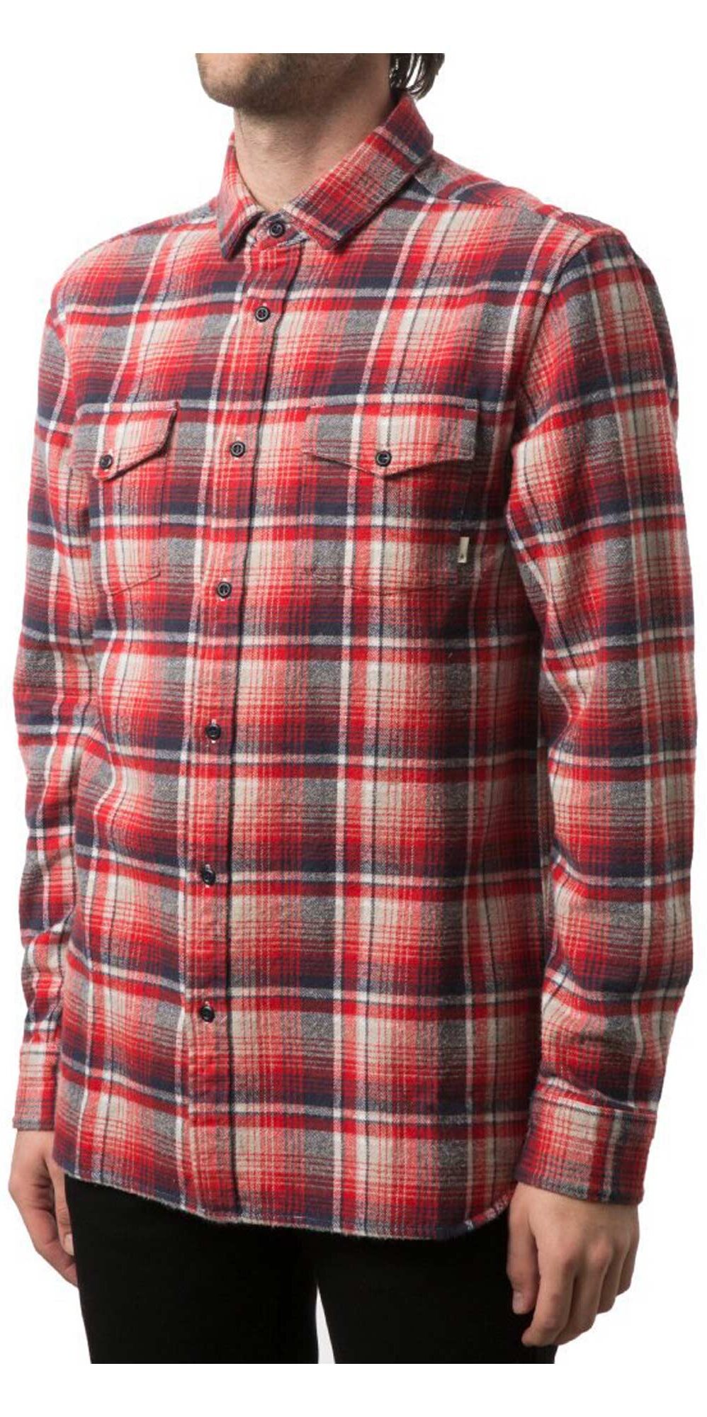 ALTAMONT Shirt GARTH L/S, red S