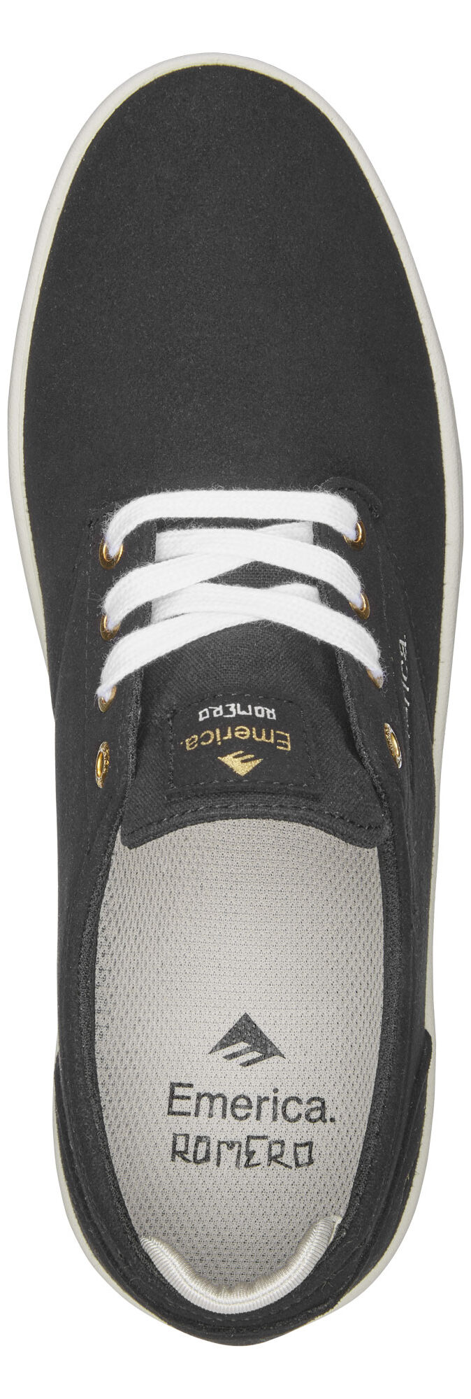 EMERICA Shoe THE ROMERO LACED bla/whi, black/white 8 EMERICA Shoe THE ROMERO LACED bla/whi, black/white 8