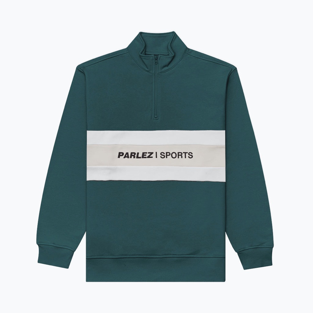 Parlez Carluccio Quarter Zip - deep green XXL Parlez Carluccio Quarter Zip - deep green XXL