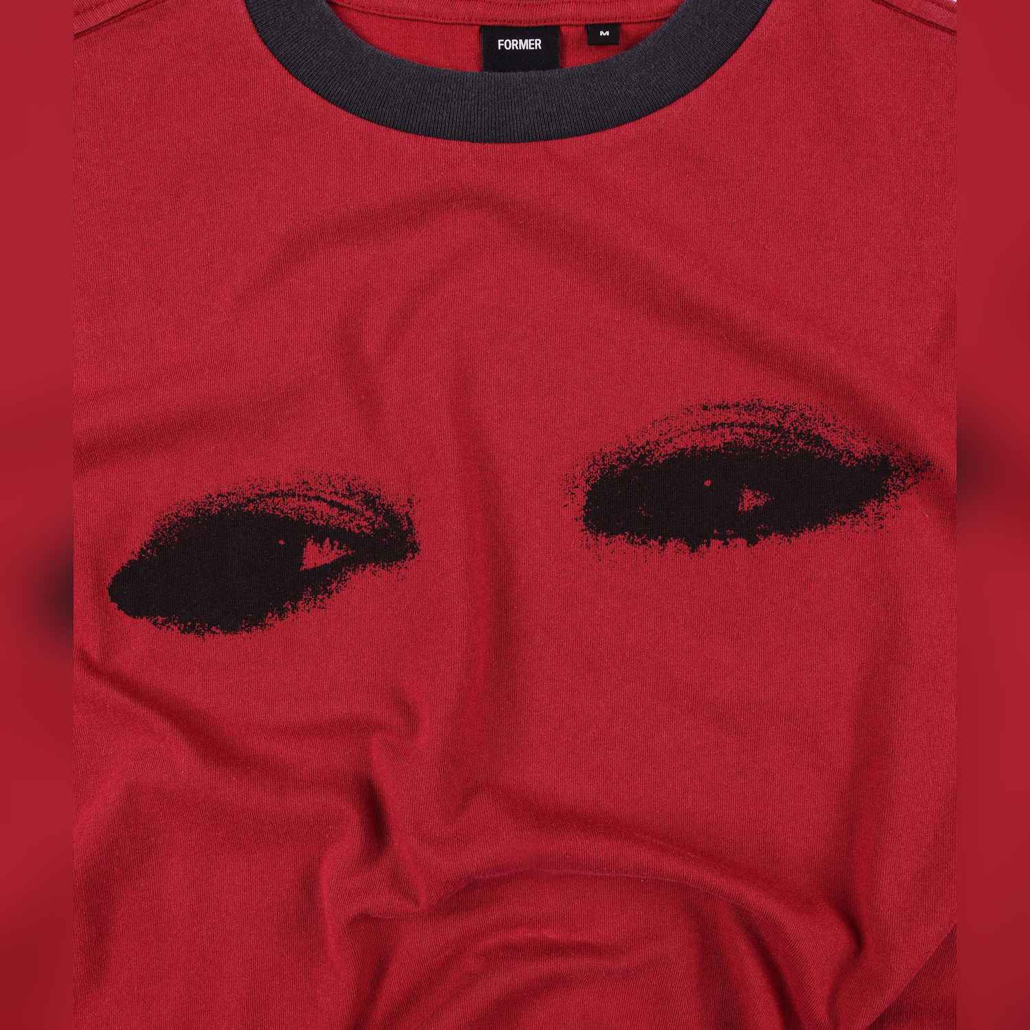 Former Covenant T-Shirt - washed merlot XL
