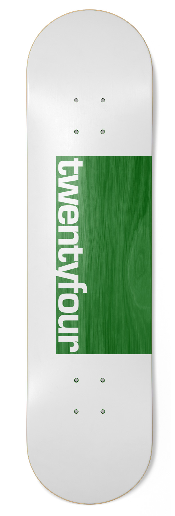 Skateshop24 - twentyfour white Skateboard Deck Skateshop24 - twentyfour white Skateboard Deck 8.75