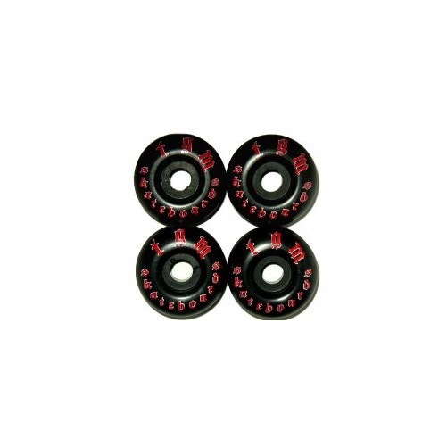 Blank skateboard wheels TGM Black 99A 52mm