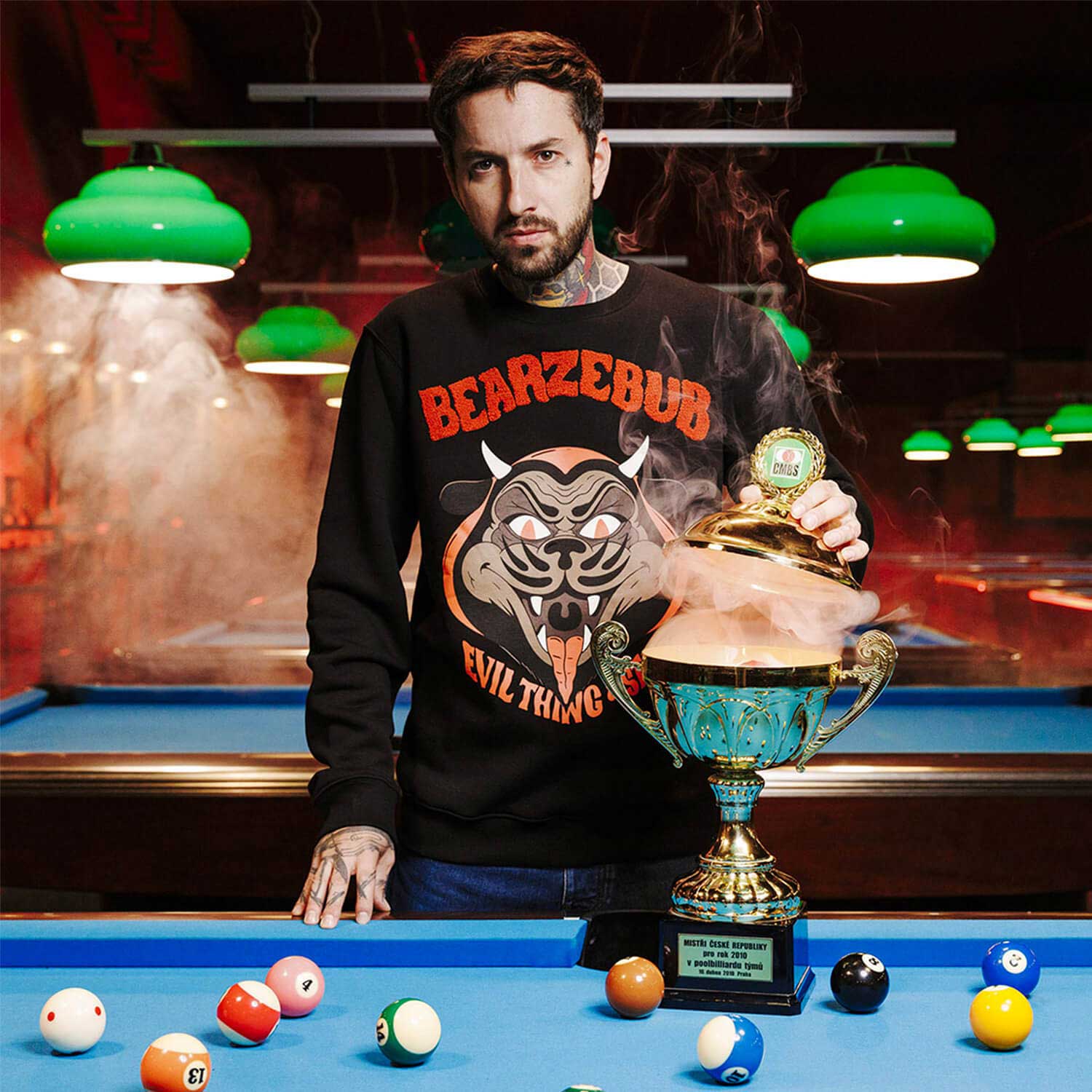 The Dudes Bearzebub Pullover - black XXXL