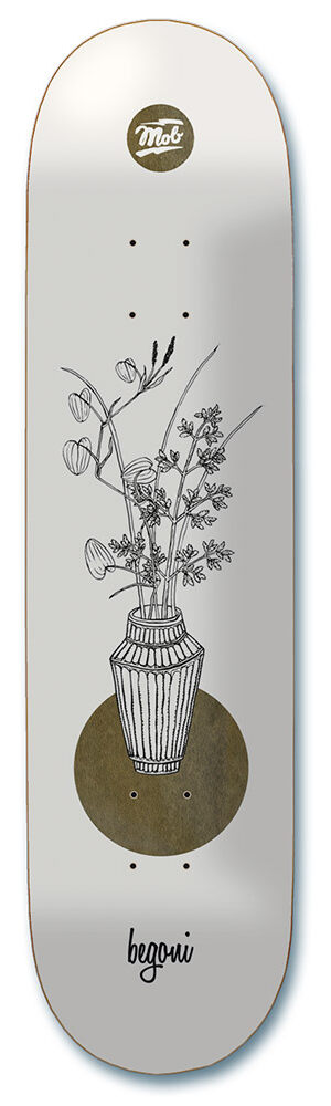MOB Skateboards x Begoni Vase Deck - 8.0 MOB Skateboards x Begoni Vase Deck - 8.0