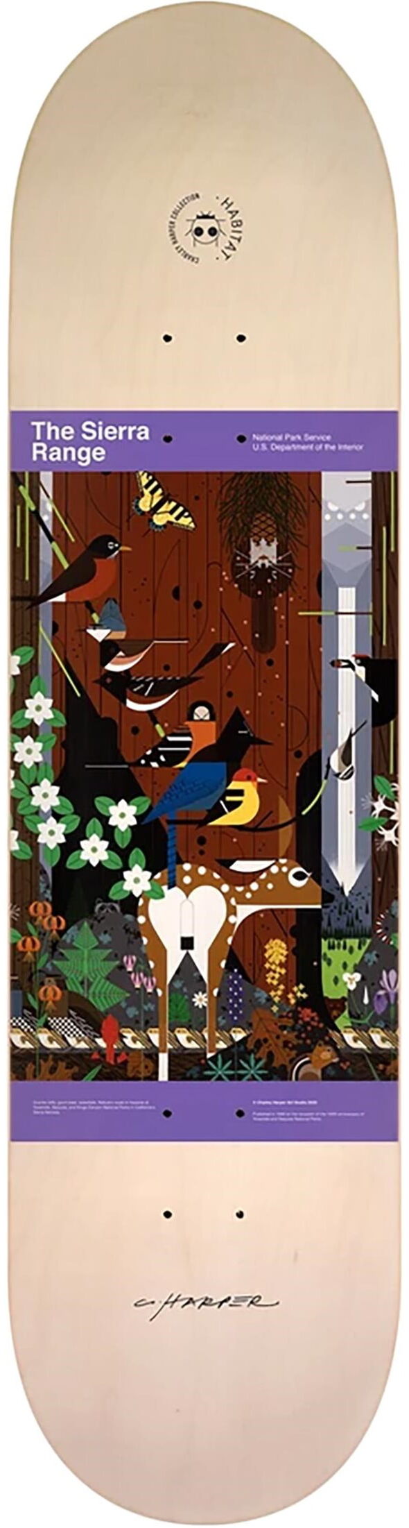 Habitat Harper Sierra Range Skateboard Deck 8.5