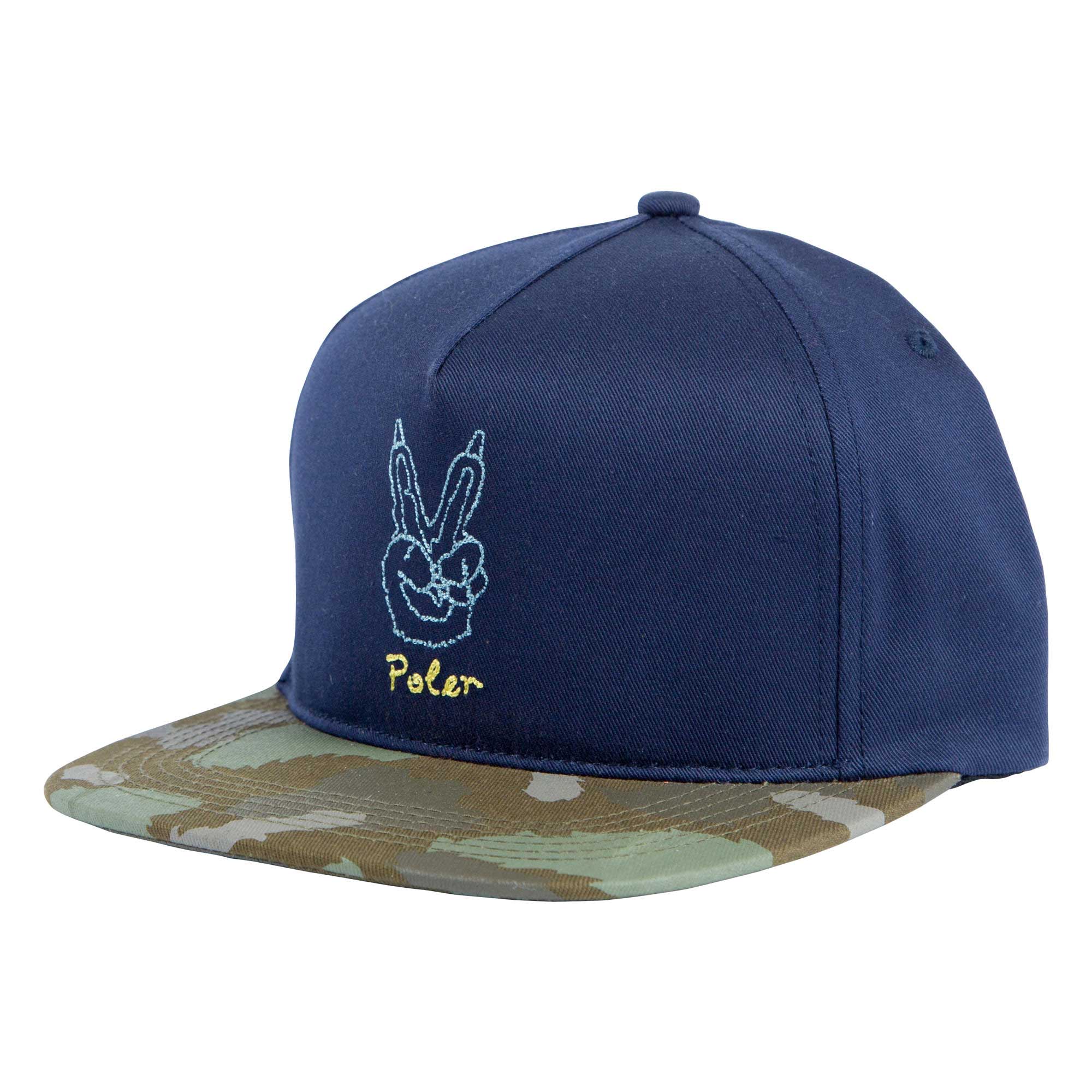 POLER Cap PEACE PAW SNAPBACK, navy
