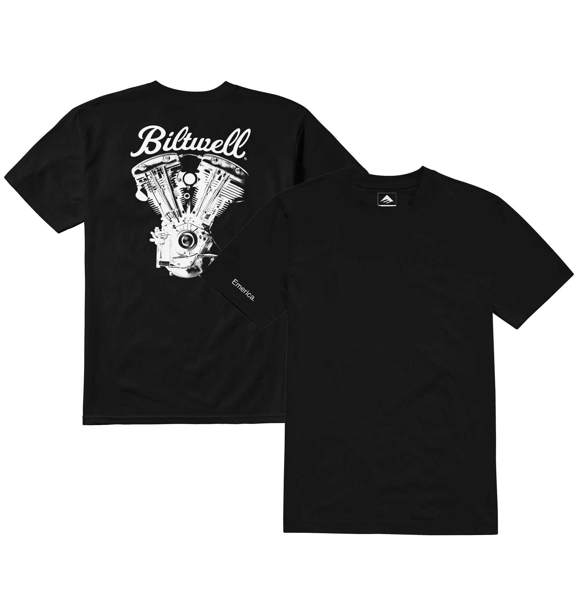 EMERICA T-Shirt BILTWELL black EMERICA T-Shirt BILTWELL, black XXL