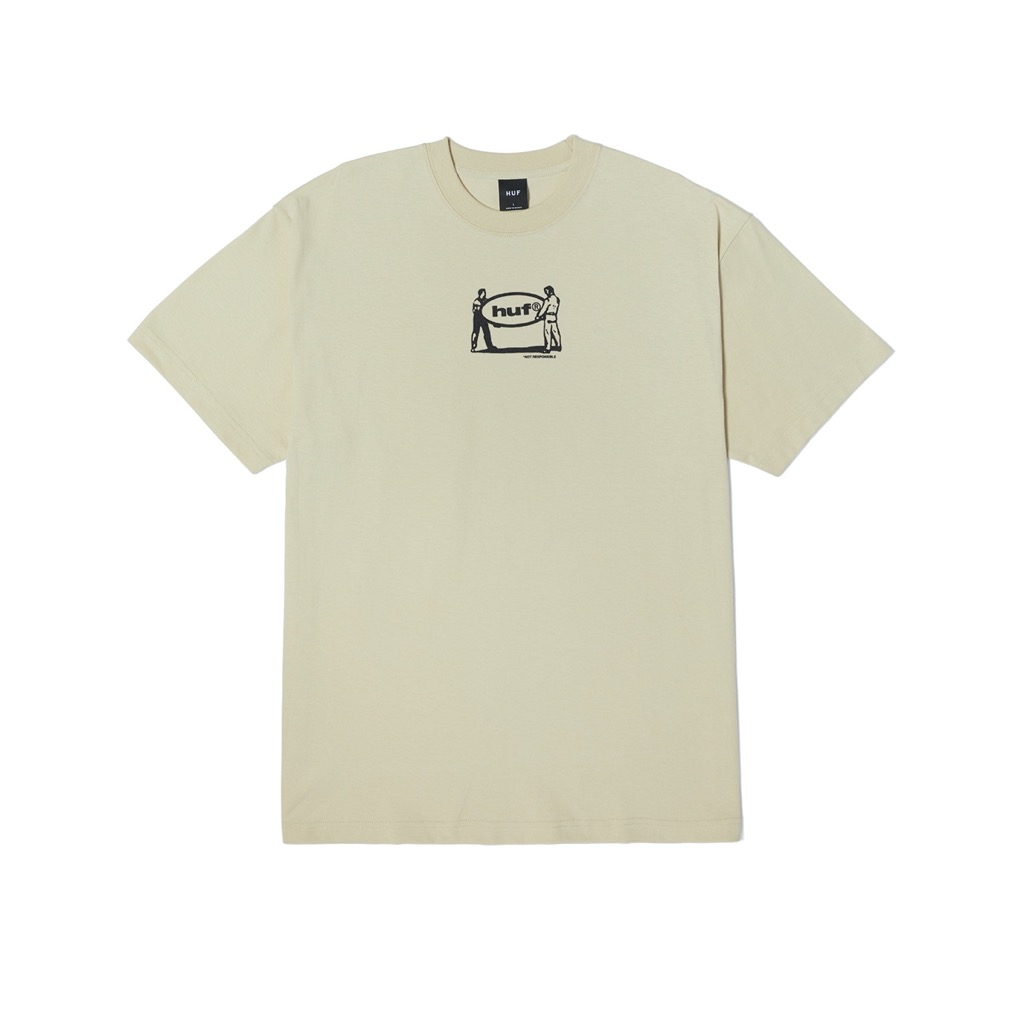 HUF Relocation T-Shirt - stone XXL