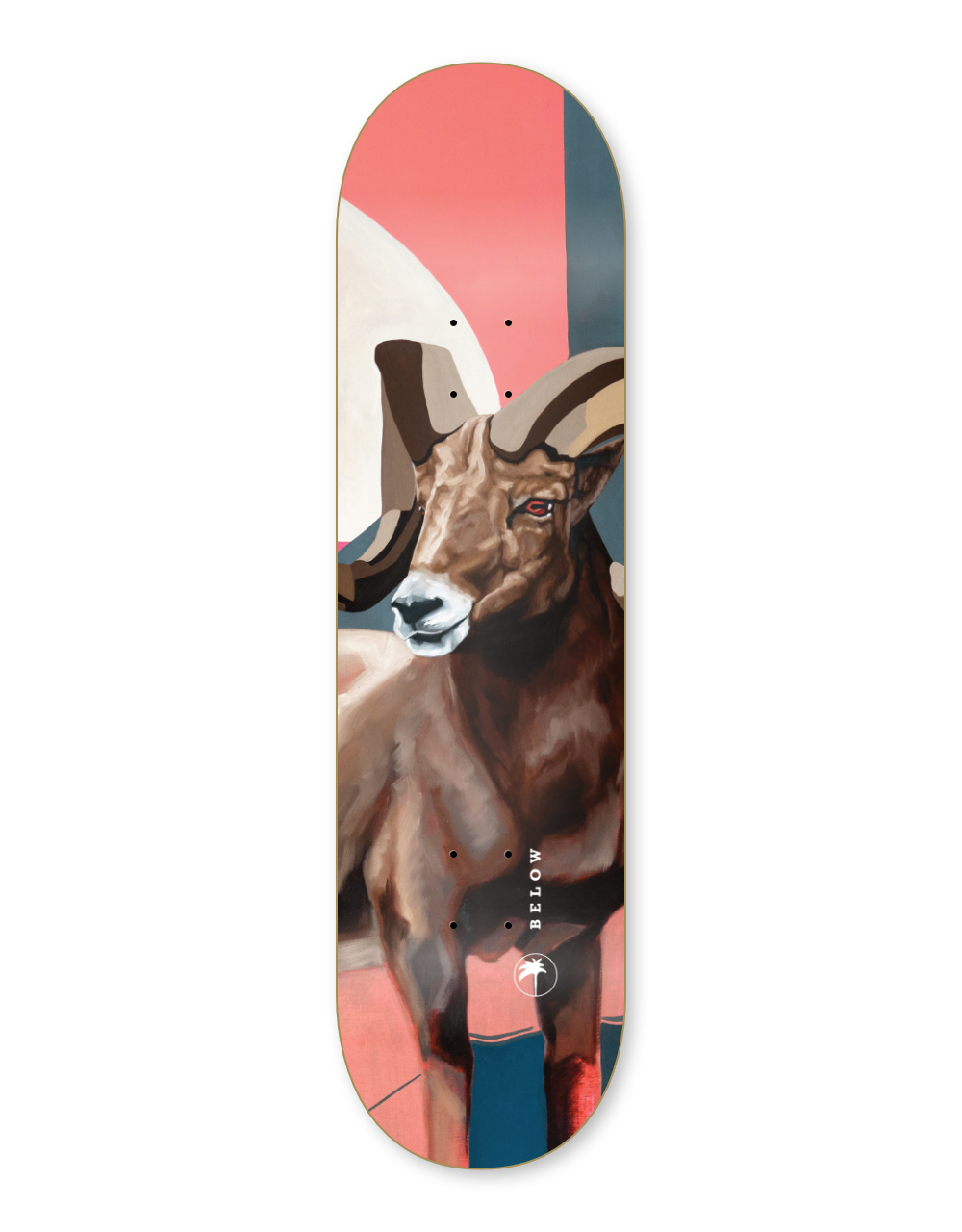 Below Skateboards The Ram Skateboard Deck 8.25 Below Skateboards The Ram Skateboard Deck 8.25