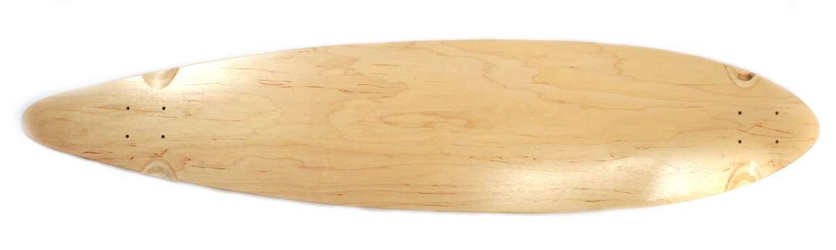 Blank Longboard-Deck Pintail nature 10.0x46.0