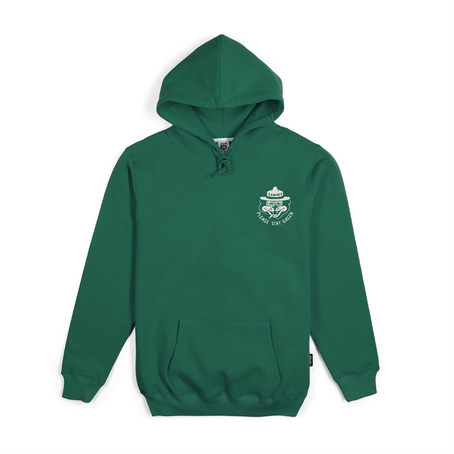 The Dudes Please Hoody - bottle green XXXL